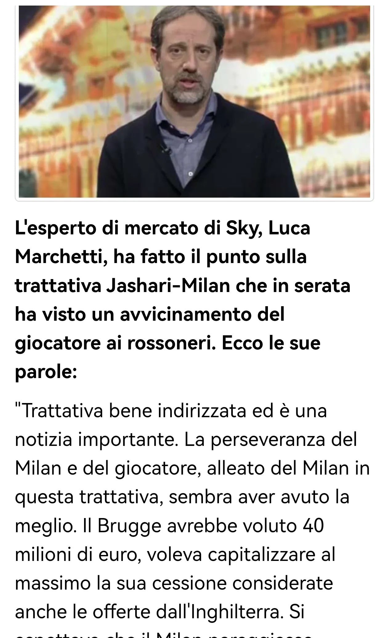 包含米兰修改对贾沙里报价球员一直在积极施压布鲁日推动加盟米兰的词条