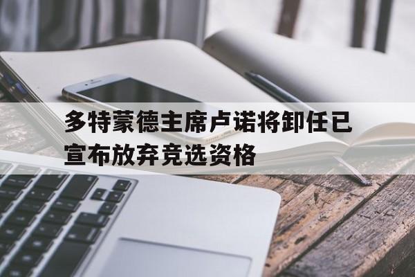 关于多特蒙德主席卢诺将卸任已宣布放弃竞选资格的信息  第1张